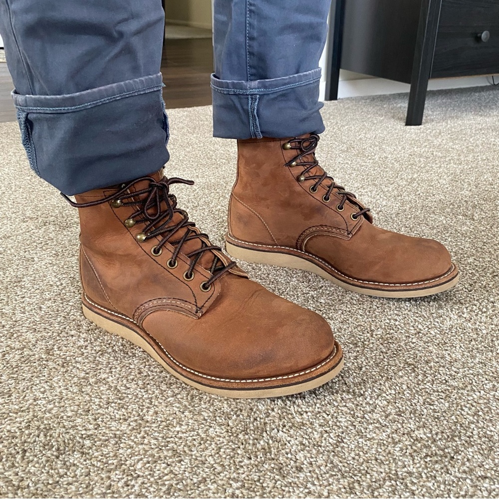 Men’s Red Wing Rover Boot, Bourbon Yuma, Size 9 - Picture 2 of 10